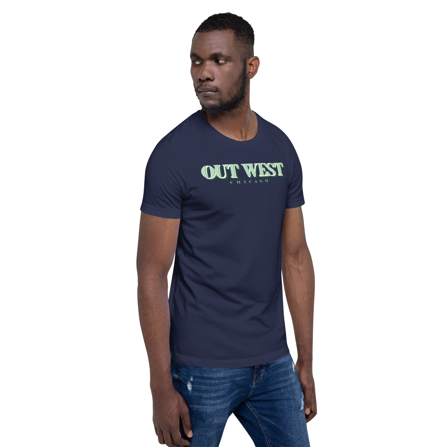 OUT WEST CHICAGO Unisex t-shirt