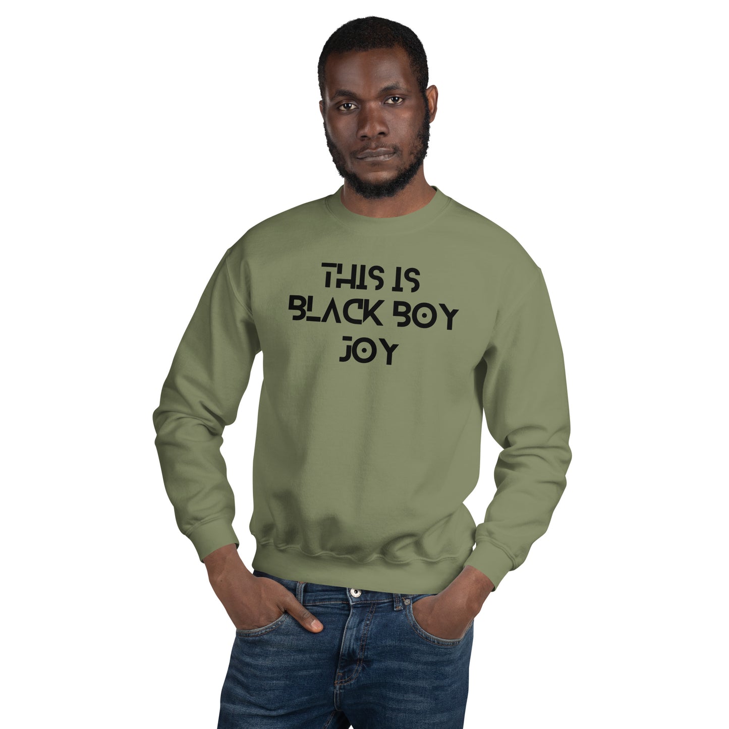 Black Boy Joy Men's Wear Unisex Sweatshirt