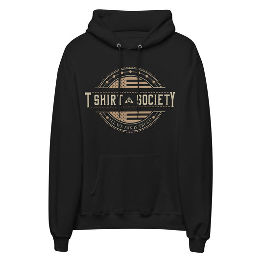 T-Shirt Society Logo Unisex fleece hoodie