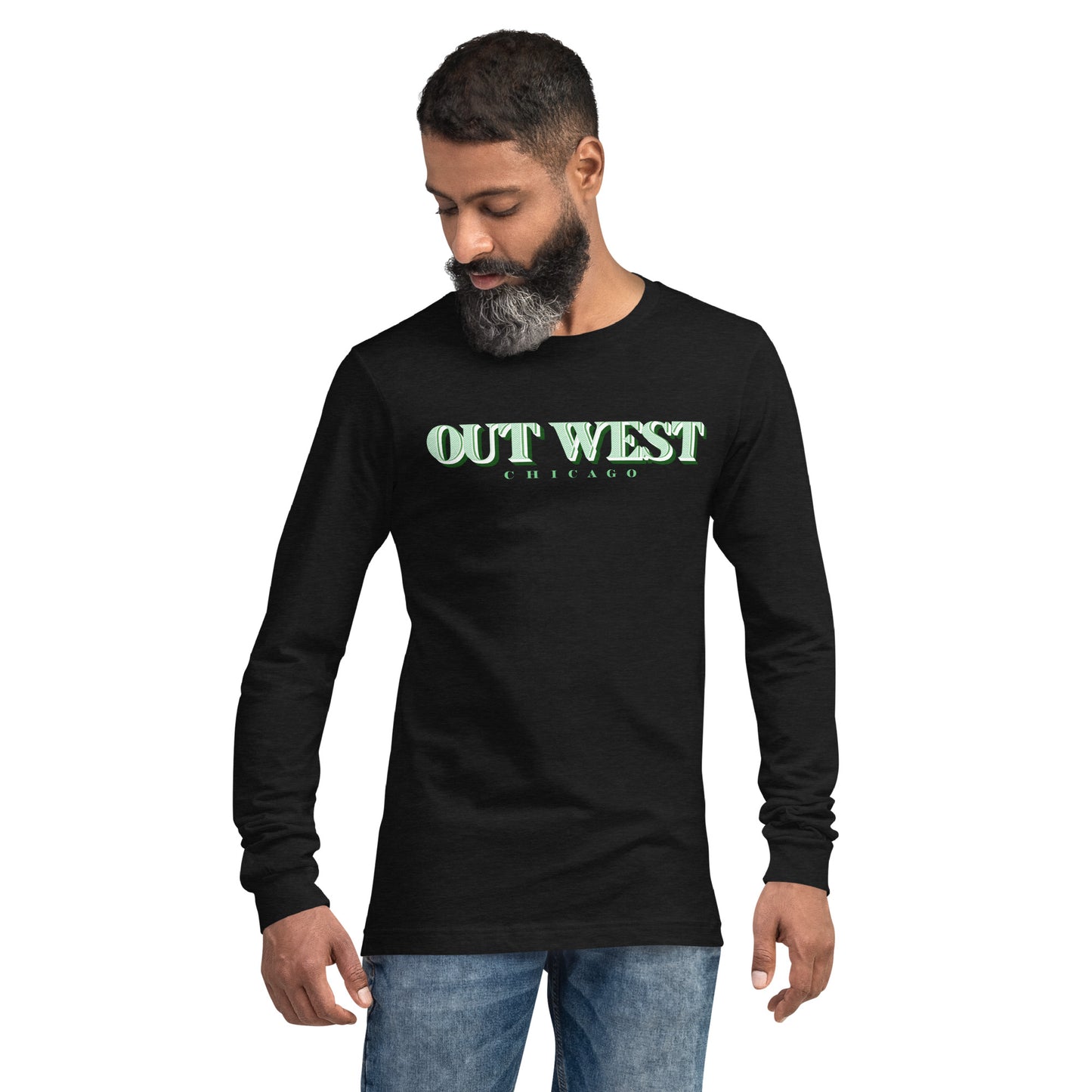 OUT WEST CHICAGO Men's Long Sleeve Tee