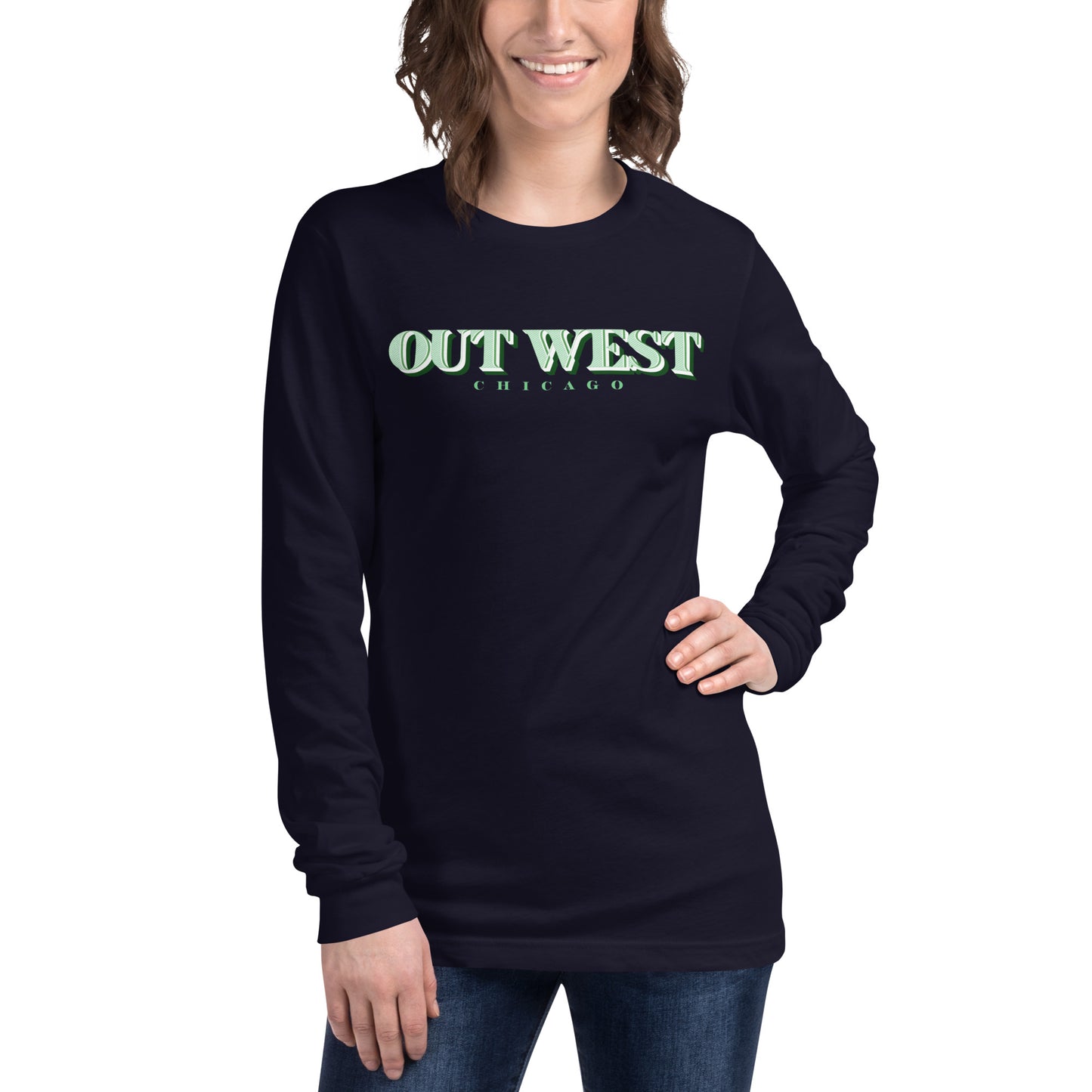 OUT WEST CHICAGO Women's Long Sleeve Tee