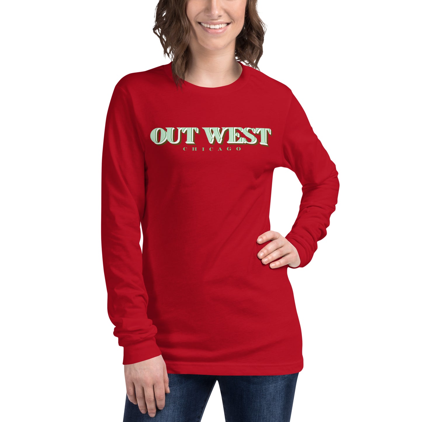 OUT WEST CHICAGO Women's Long Sleeve Tee