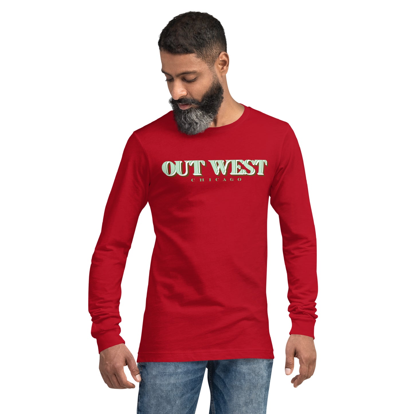OUT WEST CHICAGO Men's Long Sleeve Tee